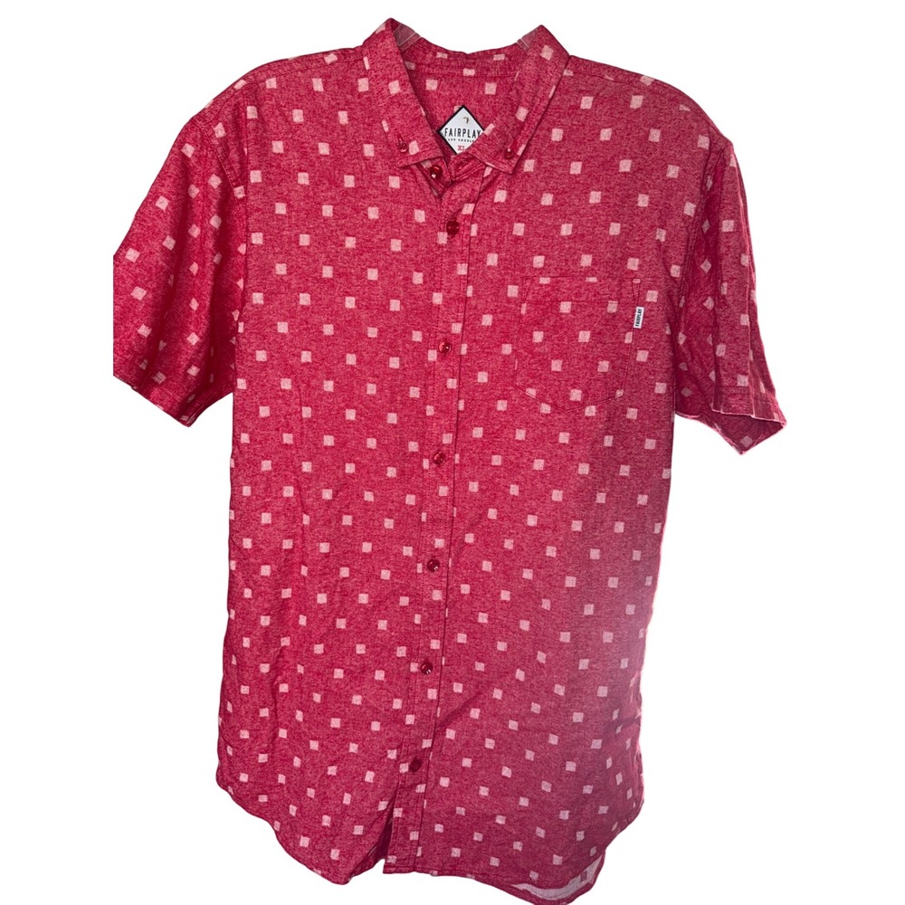 FairPlay Los Angeles Urban Outfitters Short‎ Sleeve Button Down Shirt XL NWT